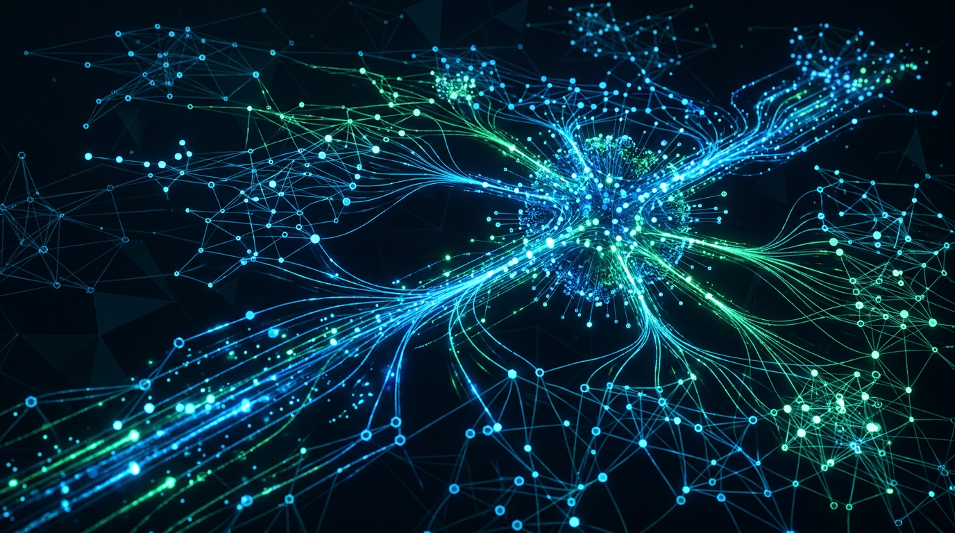 Data network visualization representing multi-source skip tracing pipeline